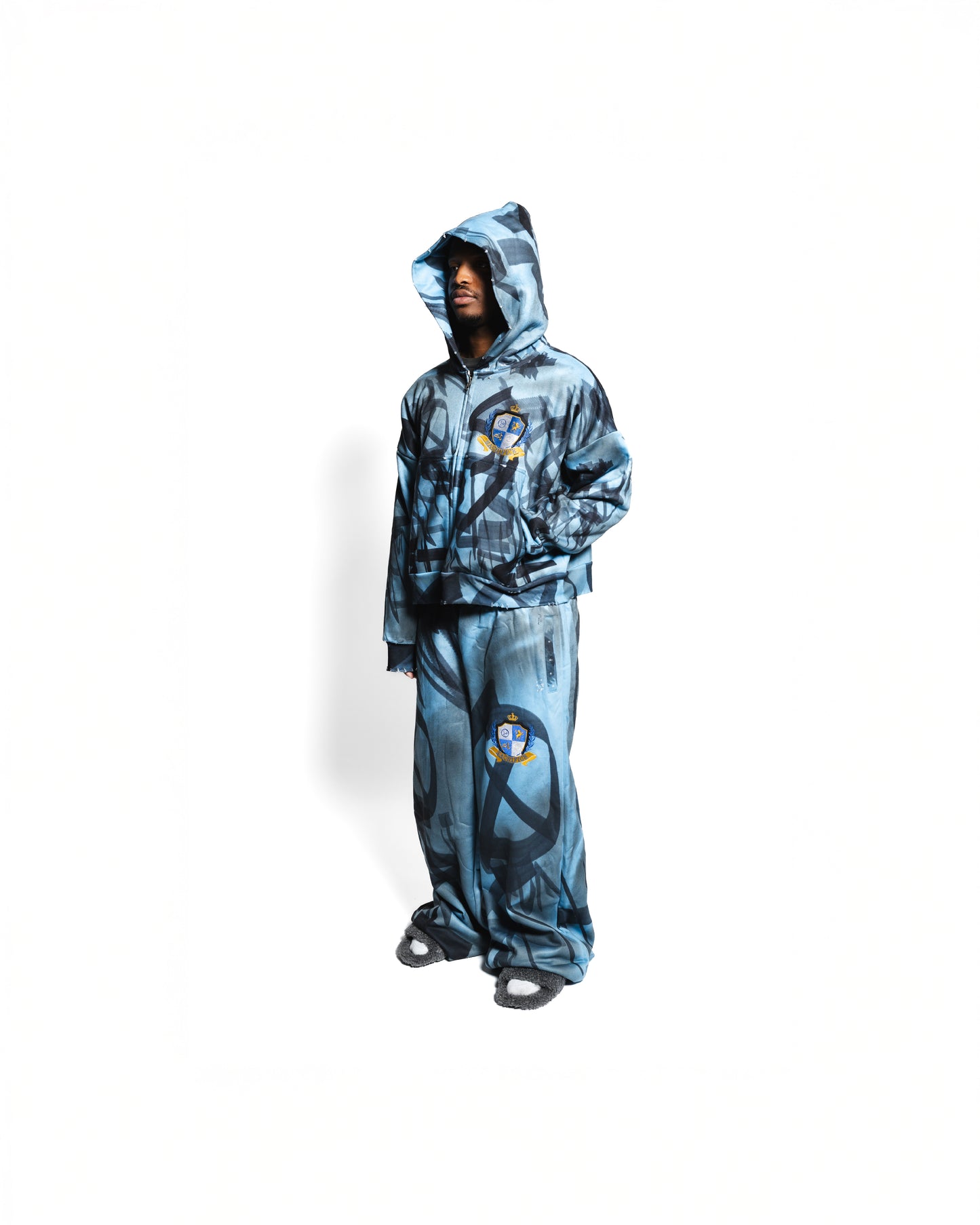 GRAFFITI ZIP HOODIE
