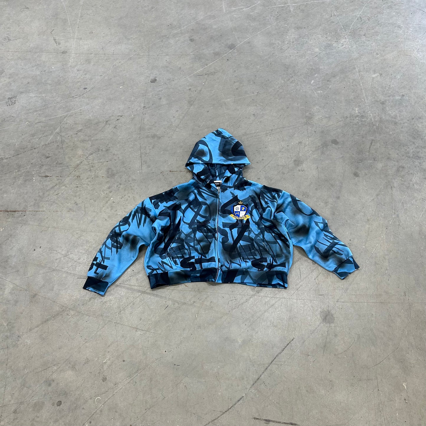 GRAFFITI ZIP HOODIE