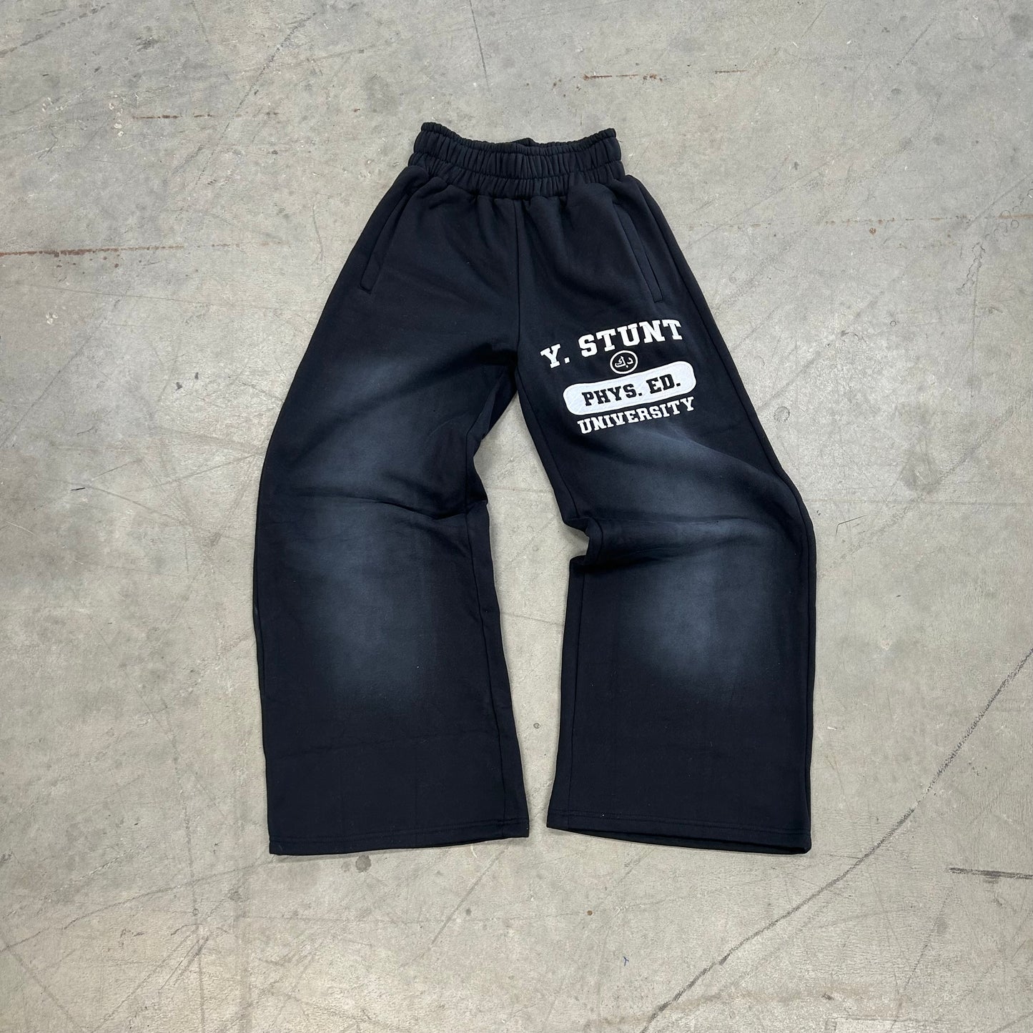 BLACK PHYS ED. PANTS
