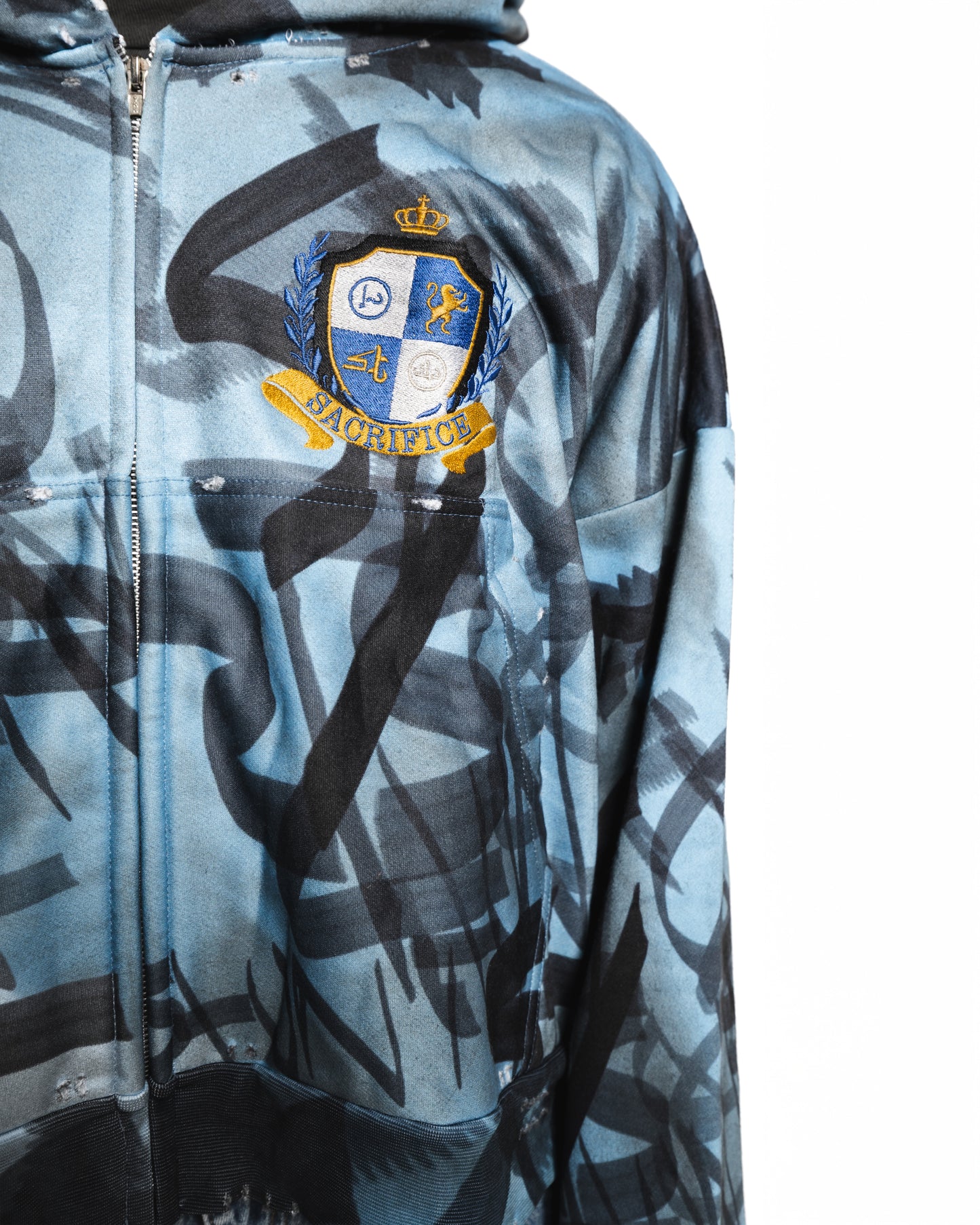GRAFFITI ZIP HOODIE