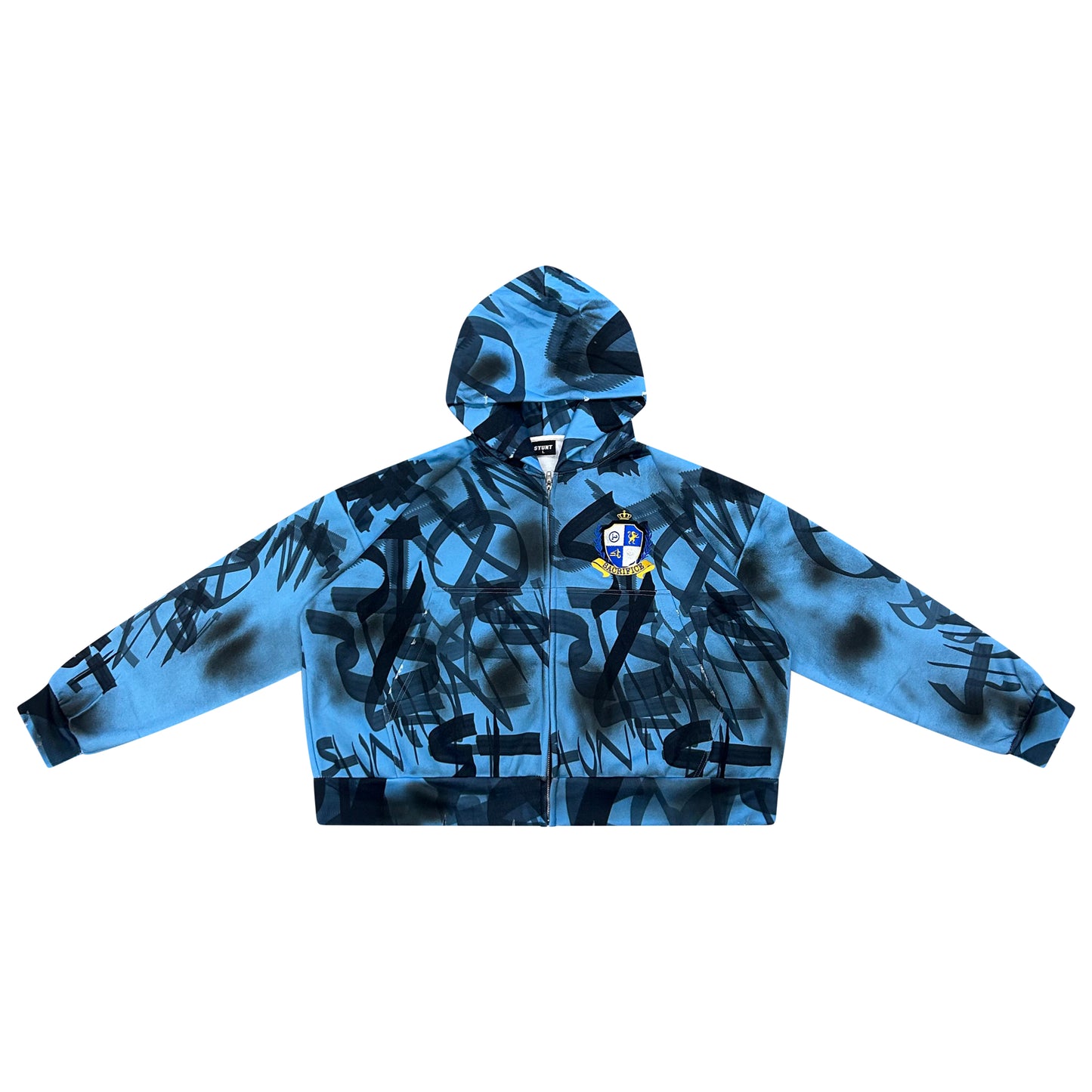 GRAFFITI ZIP HOODIE
